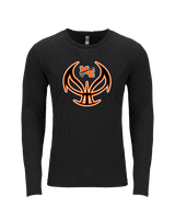 Marine City HS Boys Basketball Full Ball - Tri-Blend Long Sleeve
