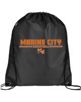 Marine City HS Boys Basketball Keen - Drawstring Bag