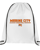 Marine City HS Boys Basketball Keen - Drawstring Bag