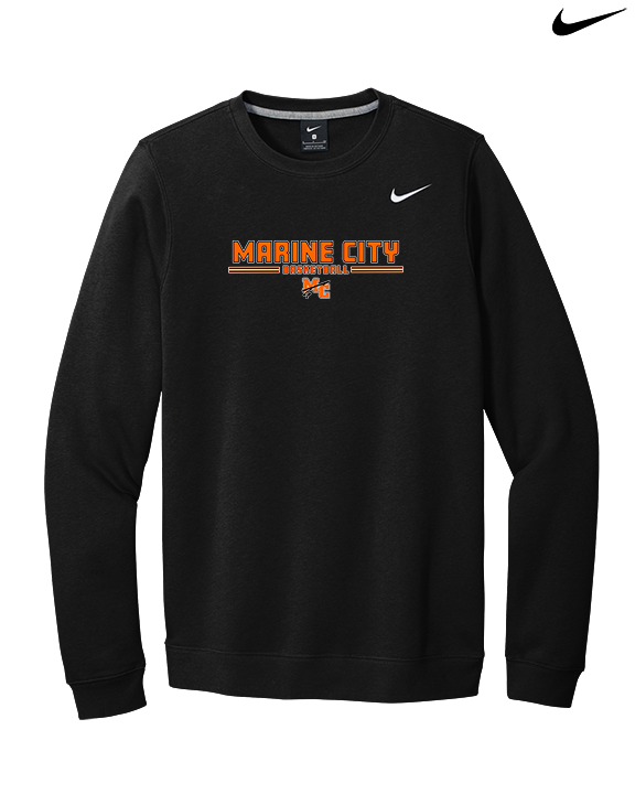 Marine City HS Boys Basketball Keen - Mens Nike Crewneck
