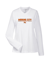 Marine City HS Boys Basketball Keen - Womens Performance Longsleeve