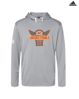 Marine City HS Boys Basketball Nothing But Net - Mens Adidas Hoodie