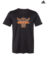 Marine City HS Boys Basketball Nothing But Net - Mens Adidas Performance Shirt