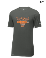 Marine City HS Boys Basketball Nothing But Net - Mens Nike Cotton Poly Tee