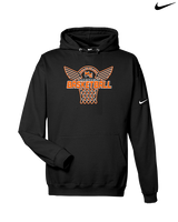 Marine City HS Boys Basketball Nothing But Net - Nike Club Fleece Hoodie