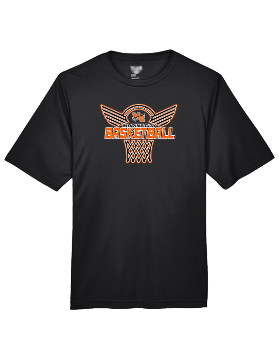 Marine City HS Boys Basketball Nothing But Net - Performance Shirt