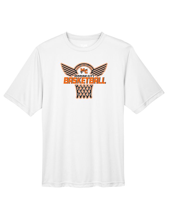 Marine City HS Boys Basketball Nothing But Net - Performance Shirt