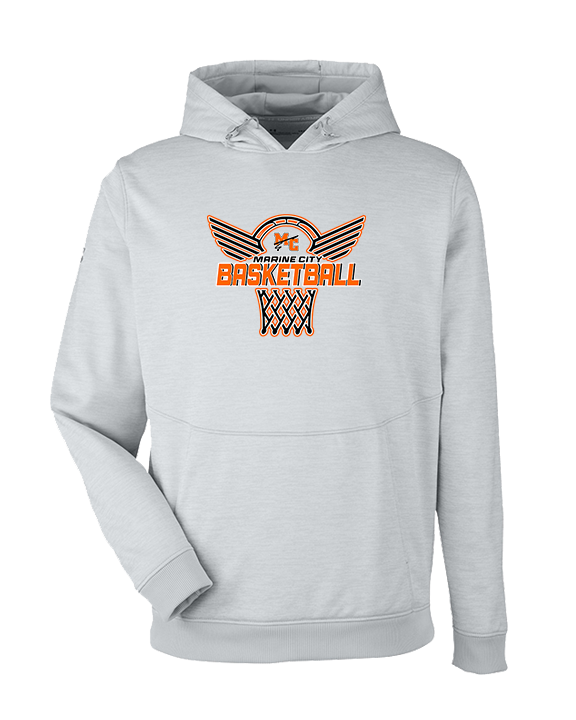 Marine City HS Boys Basketball Nothing But Net - Under Armour Mens Storm Fleece