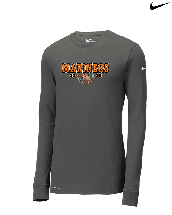 Marine City HS Boys Basketball Swoop - Mens Nike Longsleeve