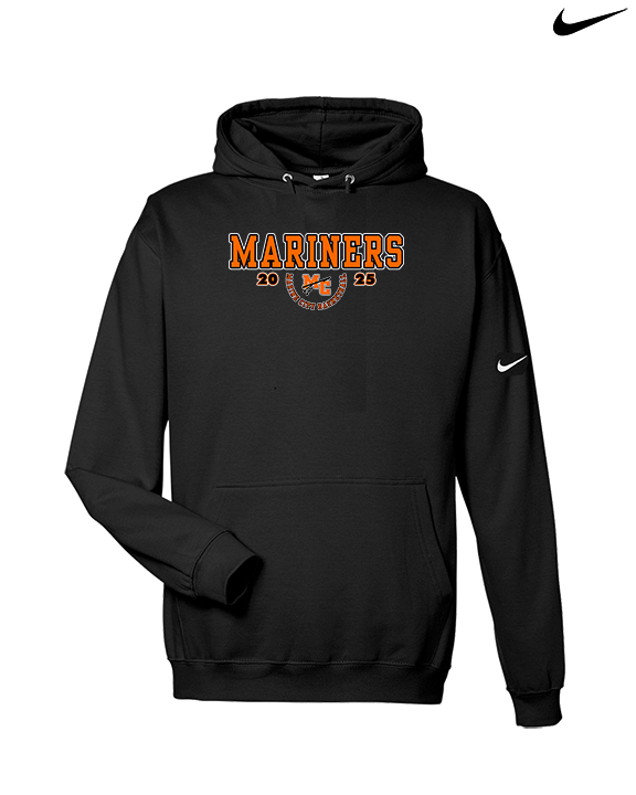 Marine City HS Boys Basketball Swoop - Nike Club Fleece Hoodie