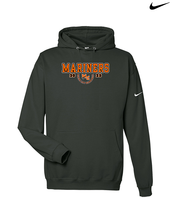 Marine City HS Boys Basketball Swoop - Nike Club Fleece Hoodie