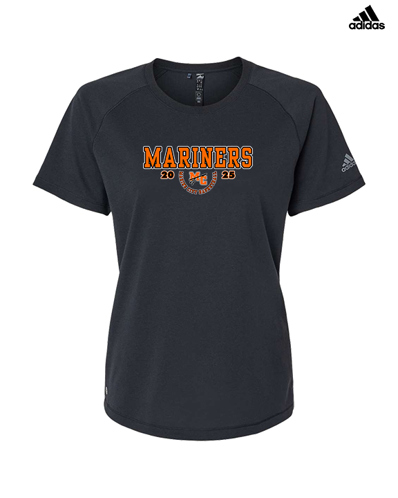 Marine City HS Boys Basketball Swoop - Womens Adidas Performance Shirt