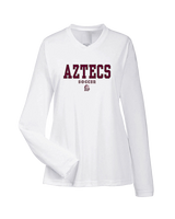 Mark Keppel HS Boys Soccer Block - Womens Performance Longsleeve