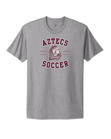 Mark Keppel HS Boys Soccer Curve 2 - Mens Select Cotton T-Shirt