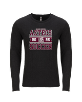 Mark Keppel HS Boys Soccer Stamp - Tri-Blend Long Sleeve