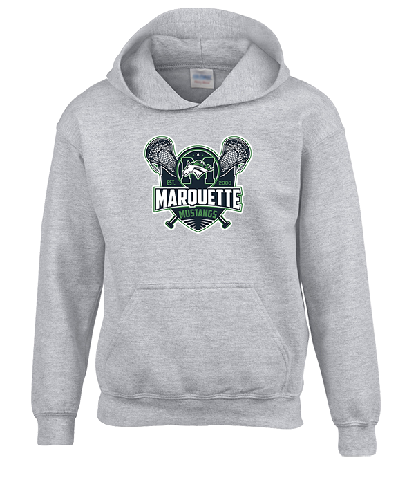 Marquette HS Boys Lacrosse Logo - Unisex Hoodie (Player Pack)