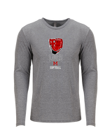Marshall HS Softball Glove - Tri-Blend Long Sleeve
