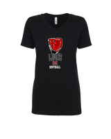 Marshall HS Softball Glove - Womens Vneck