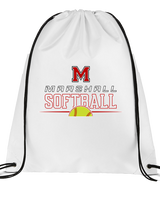 Marshall HS Softball Leave It - Drawstring Bag