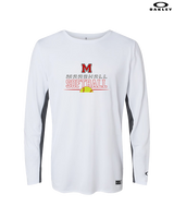 Marshall HS Softball Leave It - Mens Oakley Longsleeve