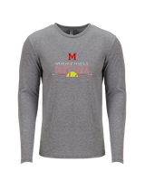 Marshall HS Softball Leave It - Tri-Blend Long Sleeve