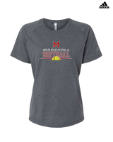 Marshall HS Softball Leave It - Womens Adidas Performance Shirt