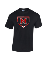 Marshall HS Softball Plate 2 - Cotton T-Shirt