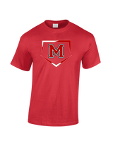 Marshall HS Softball Plate 2 - Cotton T-Shirt