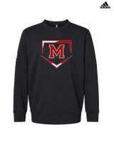 Marshall HS Softball Plate 2 - Mens Adidas Crewneck