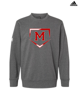 Marshall HS Softball Plate 2 - Mens Adidas Crewneck