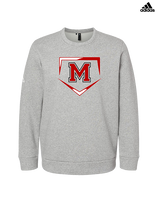 Marshall HS Softball Plate 2 - Mens Adidas Crewneck