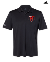 Marshall HS Softball Plate 2 - Mens Adidas Polo