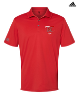 Marshall HS Softball Plate 2 - Mens Adidas Polo
