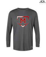 Marshall HS Softball Plate 2 - Mens Oakley Longsleeve