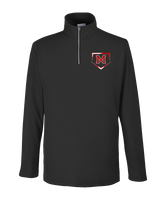 Marshall HS Softball Plate 2 - Mens Quarter Zip