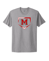 Marshall HS Softball Plate 2 - Mens Select Cotton T-Shirt