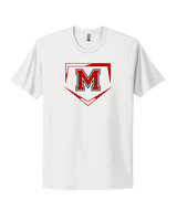Marshall HS Softball Plate 2 - Mens Select Cotton T-Shirt