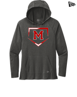 Marshall HS Softball Plate 2 - New Era Tri-Blend Hoodie