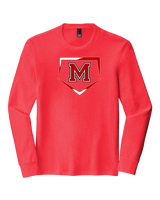 Marshall HS Softball Plate 2 - Tri-Blend Long Sleeve