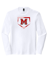 Marshall HS Softball Plate 2 - Tri-Blend Long Sleeve