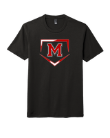 Marshall HS Softball Plate 2 - Tri-Blend Shirt