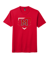 Marshall HS Softball Plate 2 - Tri-Blend Shirt