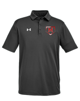 Marshall HS Softball Plate 2 - Under Armour Mens Tech Polo