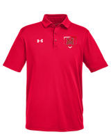 Marshall HS Softball Plate 2 - Under Armour Mens Tech Polo