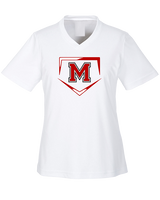 Marshall HS Softball Plate 2 - Womens Performance Shirt