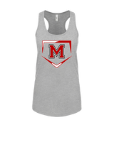 Marshall HS Softball Plate 2 - Womens Tank Top