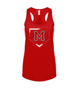 Marshall HS Softball Plate 2 - Womens Tank Top