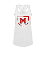 Marshall HS Softball Plate 2 - Womens Tank Top