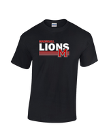Marshall HS Softball Stripes - Cotton T-Shirt