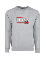 Marshall HS Softball Stripes - Crewneck Sweatshirt
